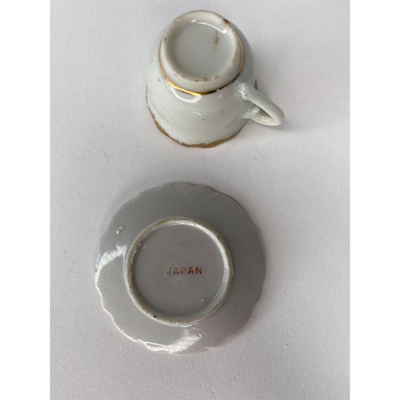 Miniature Just Married Made in Japan Cup and Sauce - Picture 14 of 16